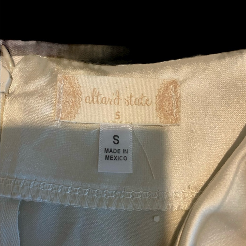 Altar'd State | Satin mini skirt / wrap around skort NWOT size S - Picture 4 of 4